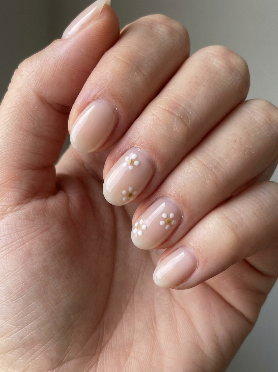 Tiny Flower Nails als Einfache Nageldesigns Inspiration 2026